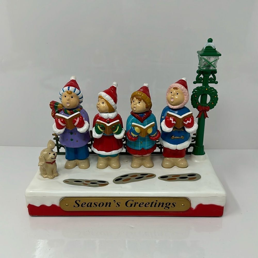 Season’s greetings musical singing kids